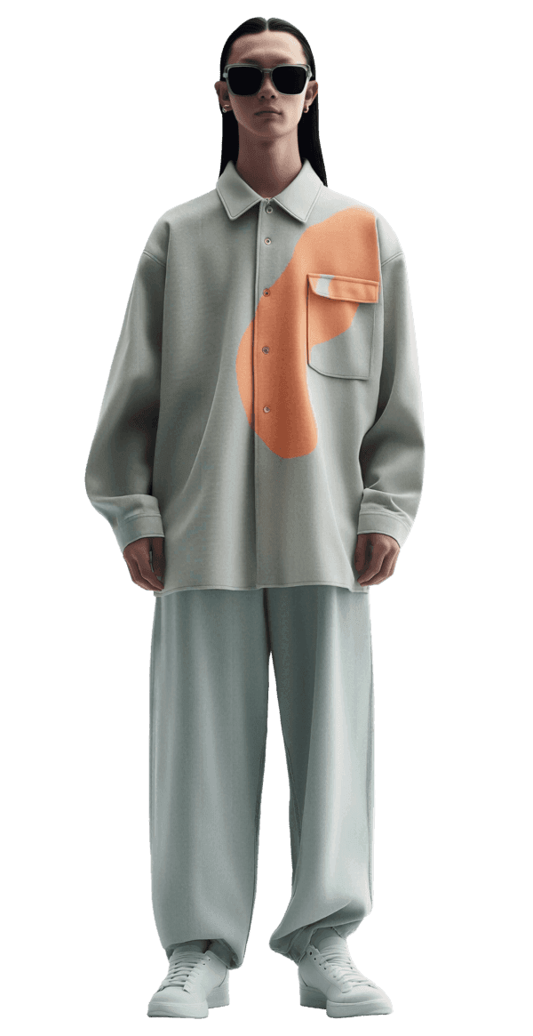 SATEEN CARGO SHIRT