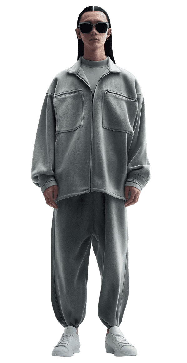 ASYMMETRIC ZIP HOODIE
